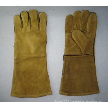 Cow Split Leather A Grade Welding Work Glove